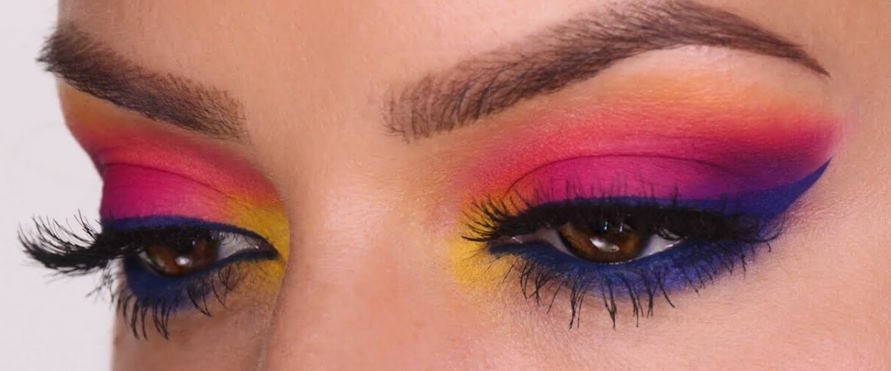 colorful eyeliner